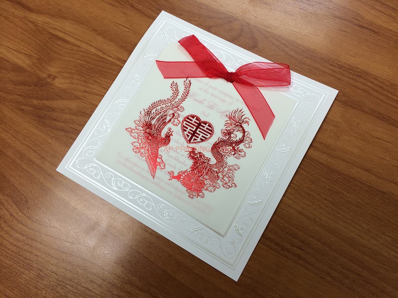 K715-Overlay-RP [I-11] Chinese & English Wedding Invitation