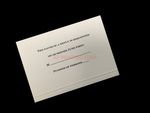 Fine Romance CC-05 Elegant Wedding Invitation