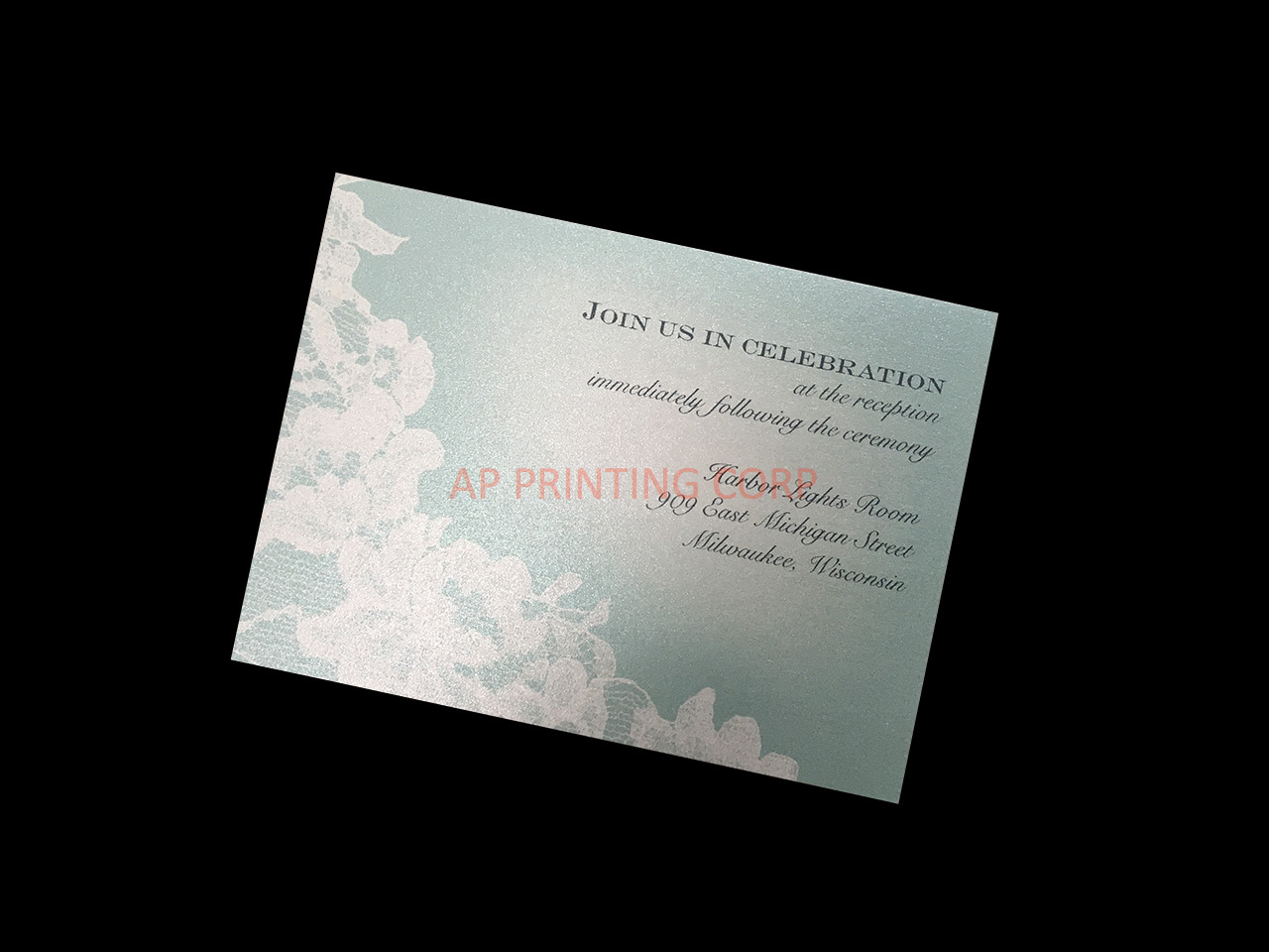 Lace Appeal [CC-45] Elegant Wedding Invitation