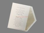 Sophisticated Edges Ecru [CC-22] Elegant Wedding Invitation