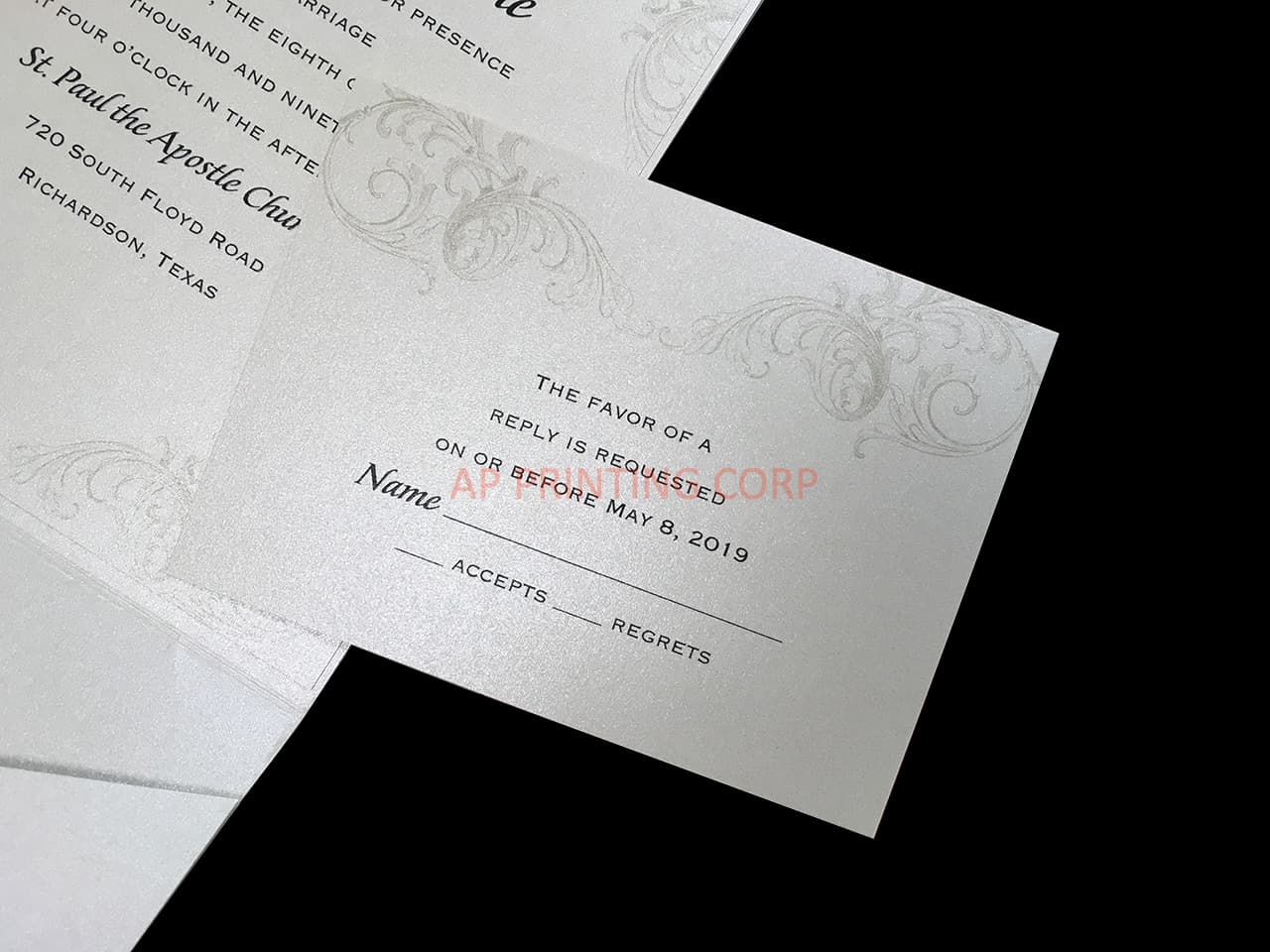 Baroque Brilliance [CC-88] Pocket & Folder Invitation