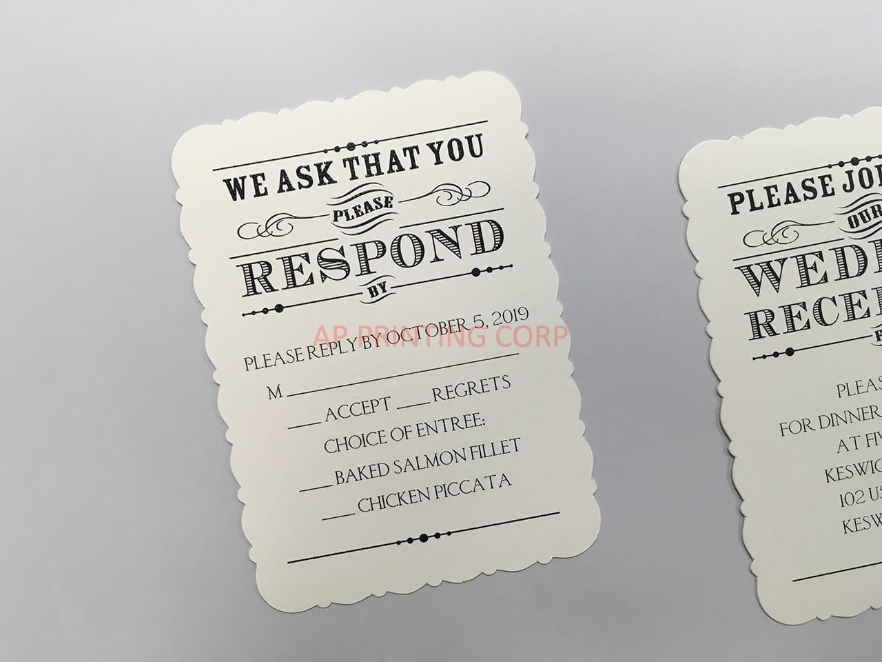 Typography Inspiration [CC-75] Pocket & Folder Invitation