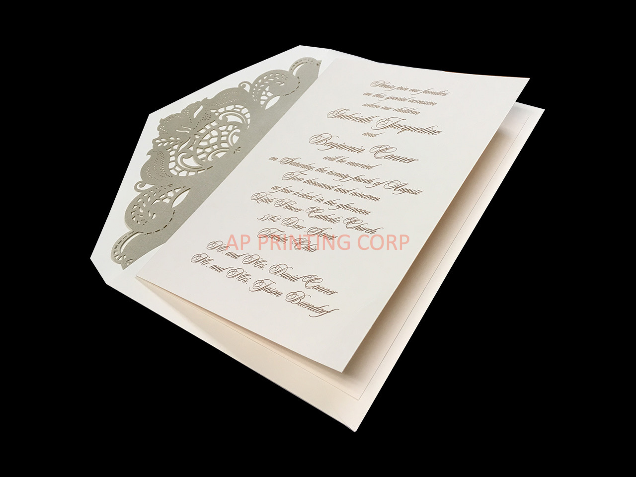 Traditional Grace [CC-02] Pocket & Folder Invitatio