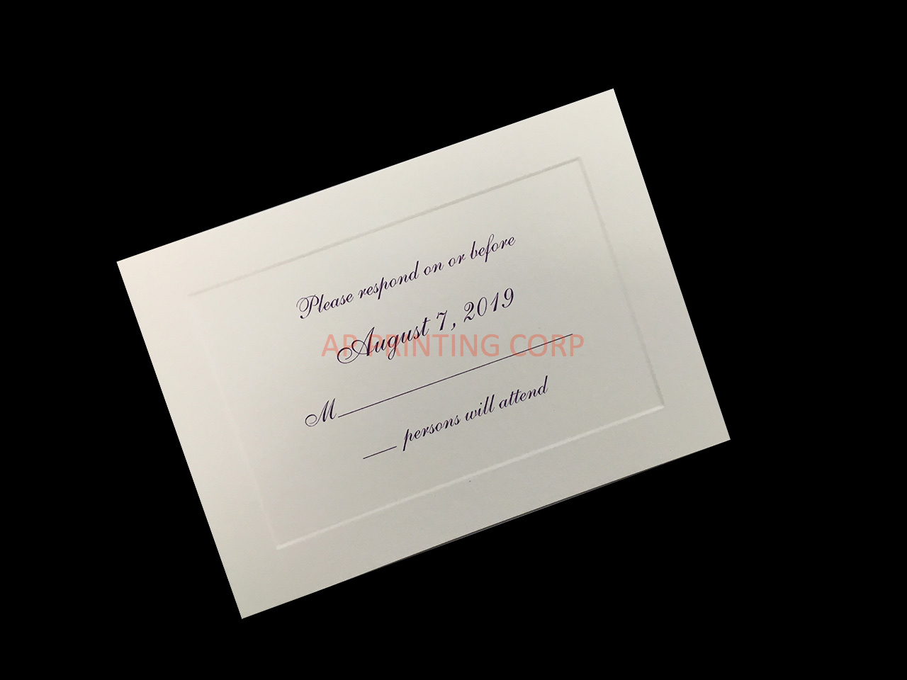 Traditional Panel Grace [CC-02] Pocket & Folder Invitation