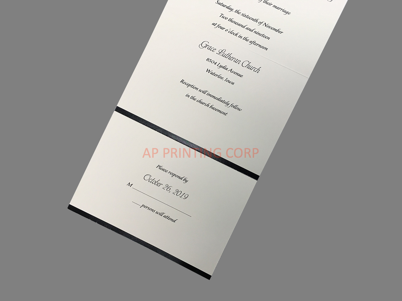 Sophisticated Style Ecru Seal & Send [CC-20] Pocket & Folder Invitation