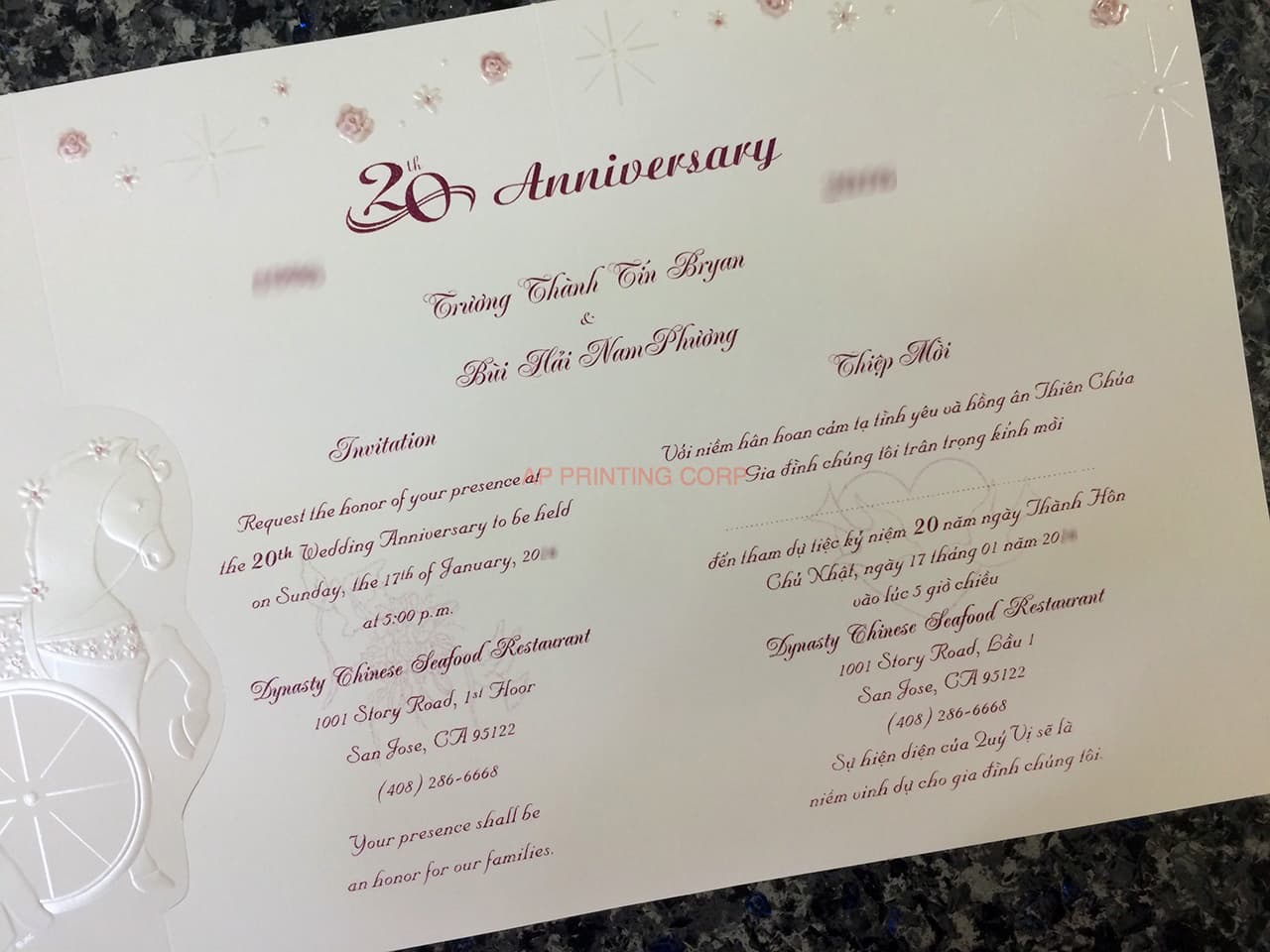 K8263 [I-12] Cherished Moments Bride & Groom Wedding Invitation