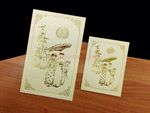 DR1-VT-V [V-L-01] Serenity Unveiled Bride & Groom Wedding Invitation