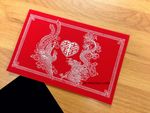 RP1-ND-S [V-L-03] Imperial Elegance Dragon & Phoenix Wedding Invitation