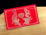 RP1-ND-V [V-L-03] Regal Flames Dragon & Phoenix Wedding Invitation