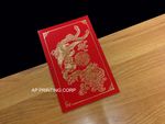 RP2-DB-V-B [V-L-01] Golden Dragon & Phoenix Wedding Invitation