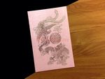 RP2-HT-V [V-L-01] Harmony of the Orient Dragon & Phoenix Wedding Invitation