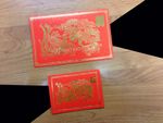RP5-DC-V [V-L-01] Legends Unveiled Dragon & Phoenix Wedding Invitation