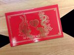 RP1-DB-V [V-L-01] Asian Splendor Dragon & Phoenix Wedding Invitation
