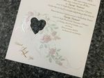 ART-80044 [I-12] Rose Petal & Heart Whispers Wedding Invitation