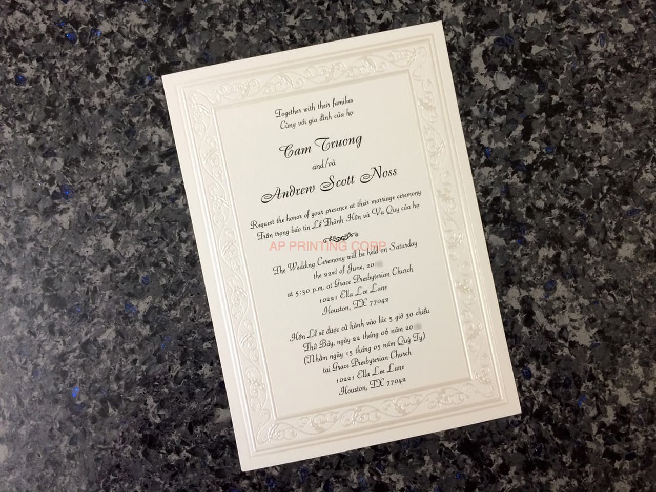 K9152 [I-11] Harmony in Bloom Flowers Wedding Invitation