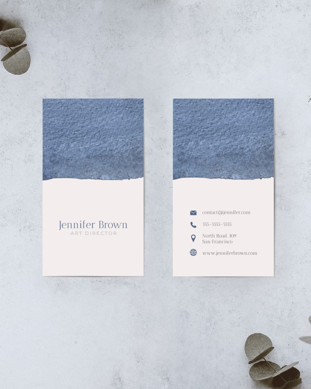 Linen Uncoated Business Cards