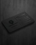 Design Black Elegant Business Cards