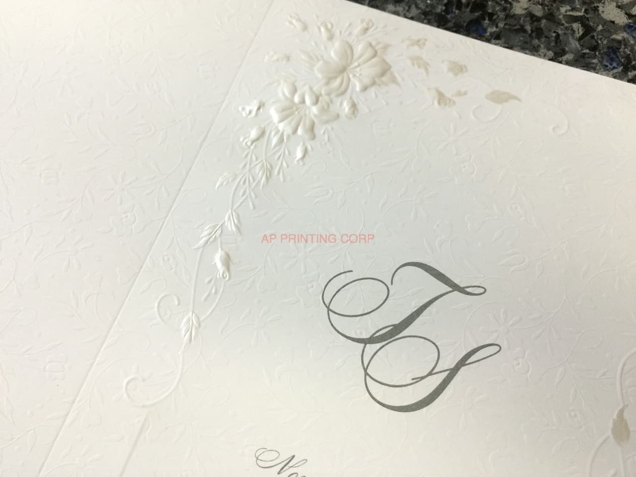 K9995 [I-10] Botanical Elegance Flowers Wedding Invitation