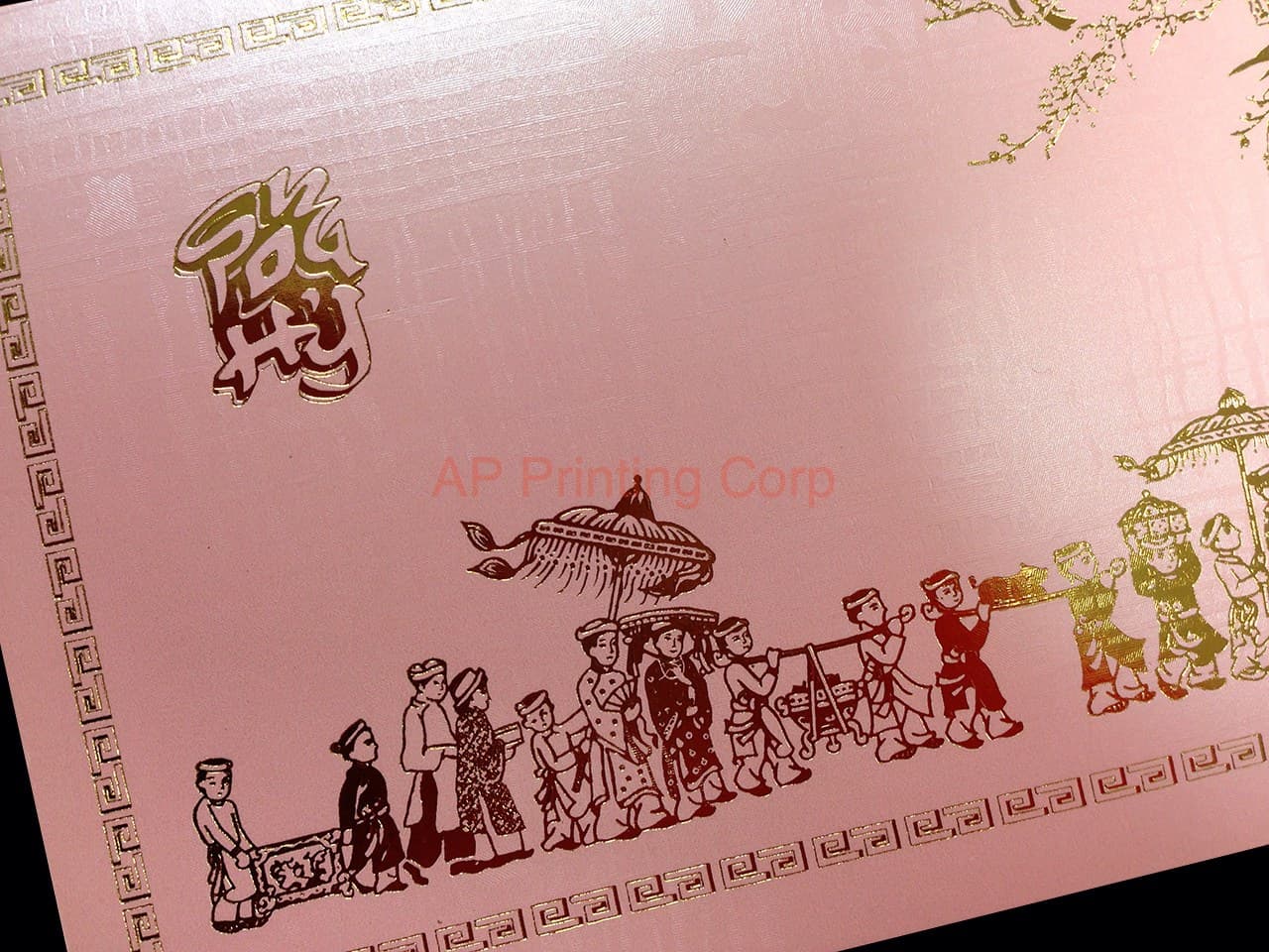 RDDP-HT-V [V-L-01] Gilded Blush Wedding Entourage