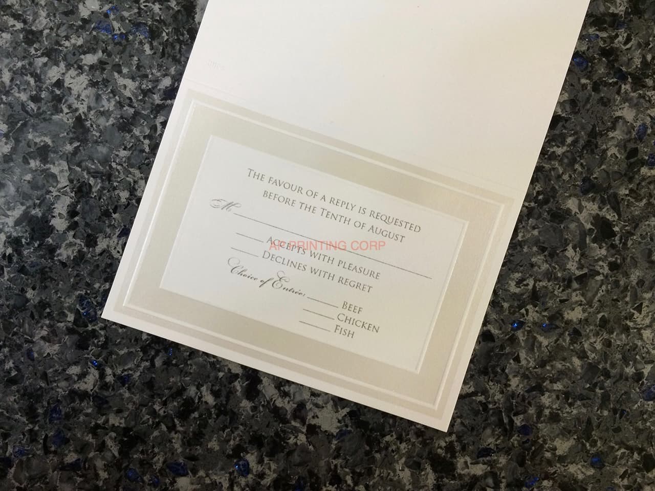 T172 [I-12] Elegant Wedding Invitation