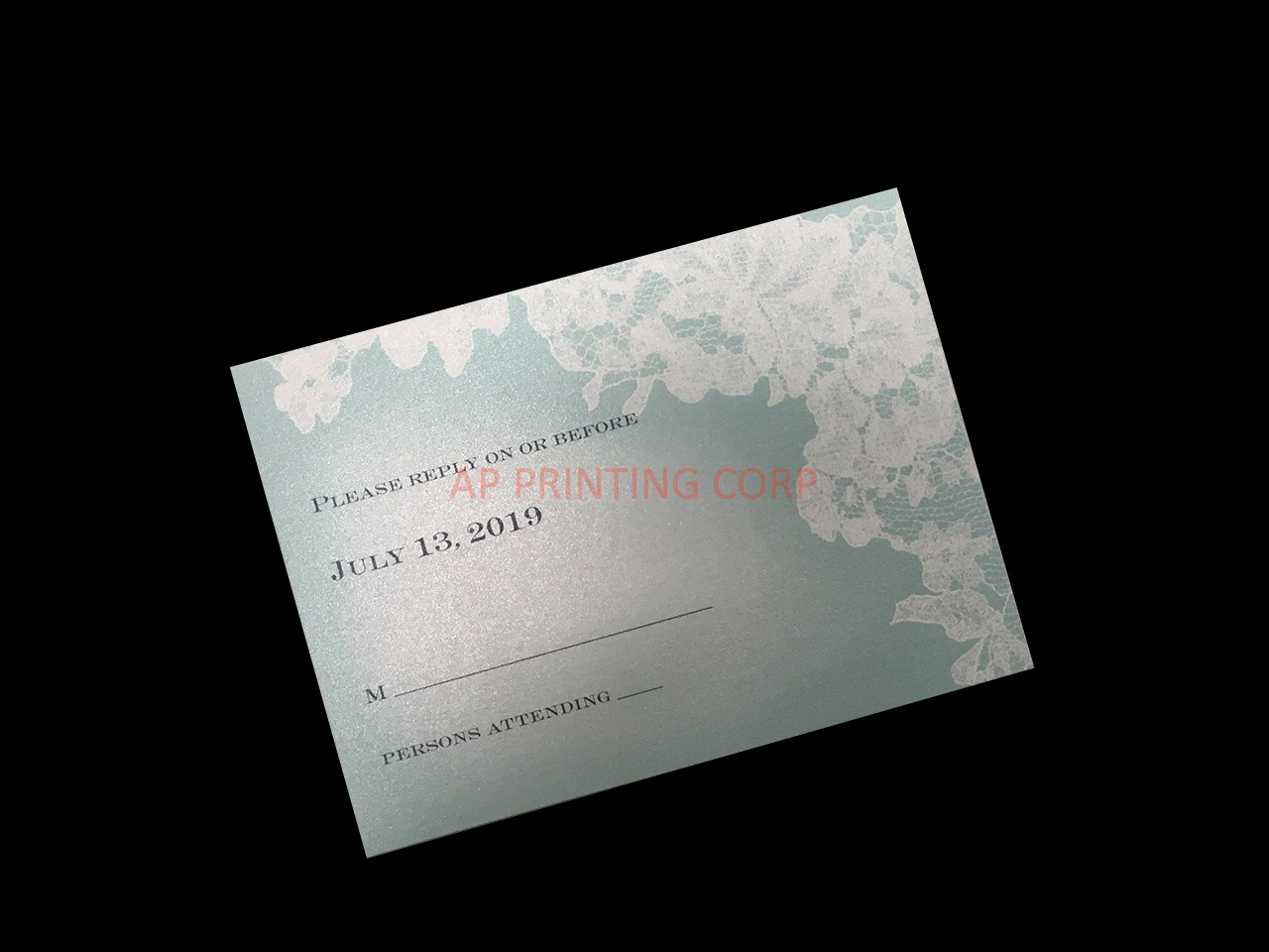 Lace Appeal [CC-45] Elegant Wedding Invitation