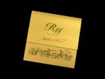PSQ-77-MNM-EF-RD6 Gold, Fizz, Poison Ivory Pocket & Folder Invitation