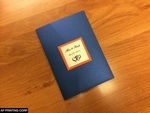 PAL-57-MMM Sapphire, Mandarin, White Gold Pocket & Folder Invitation