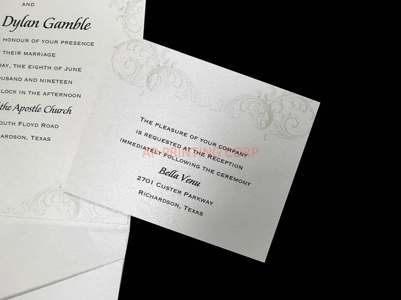 Baroque Brilliance [CC-88] Pocket & Folder Invitation