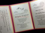 CTF-58-MMM Azalea, Gold, Quartz Pocket & Folder Invitation