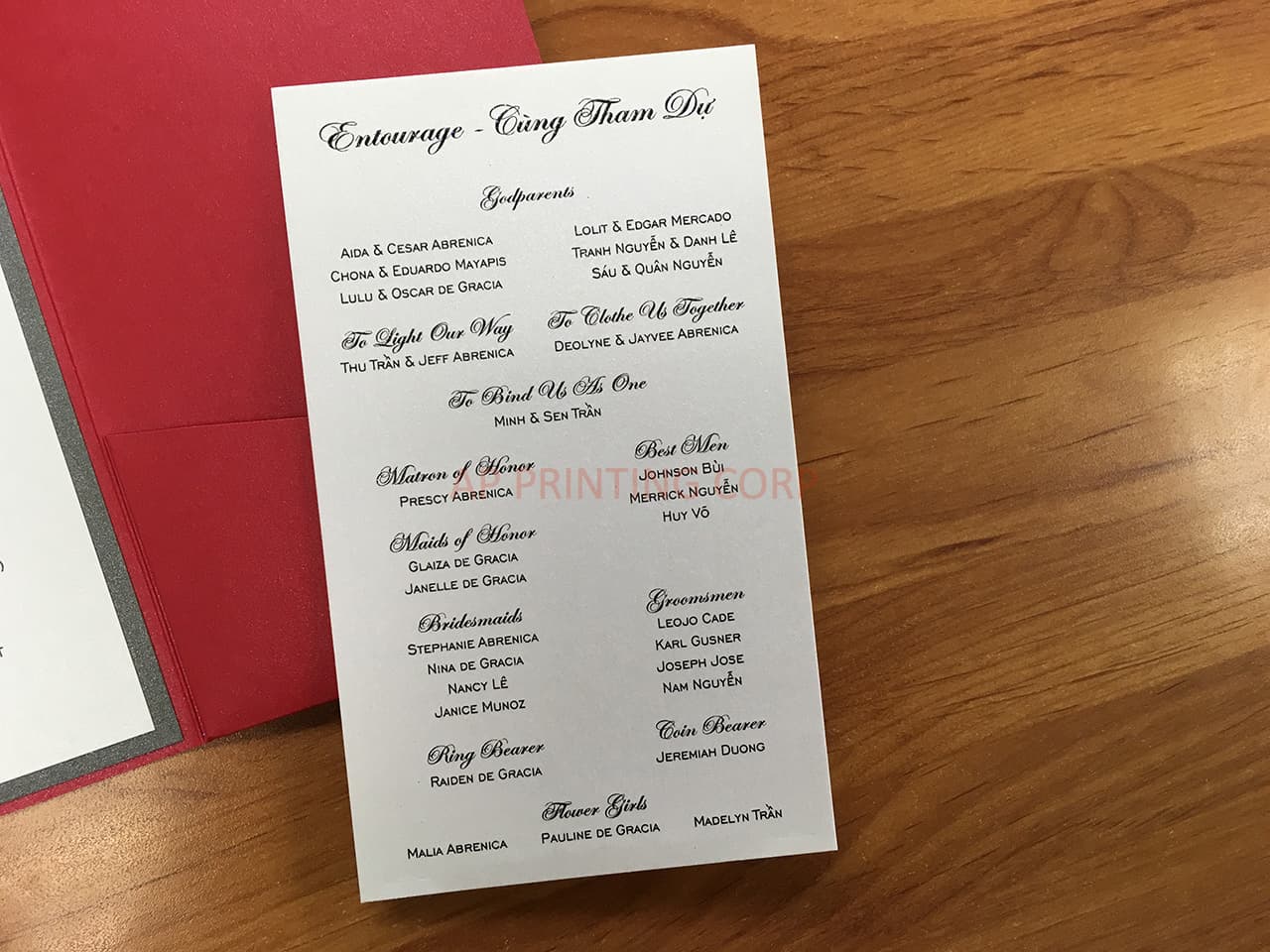 PAL-BL-57-MMM Jupiter, Ionised, Crystal Pocket & Folder Invitation