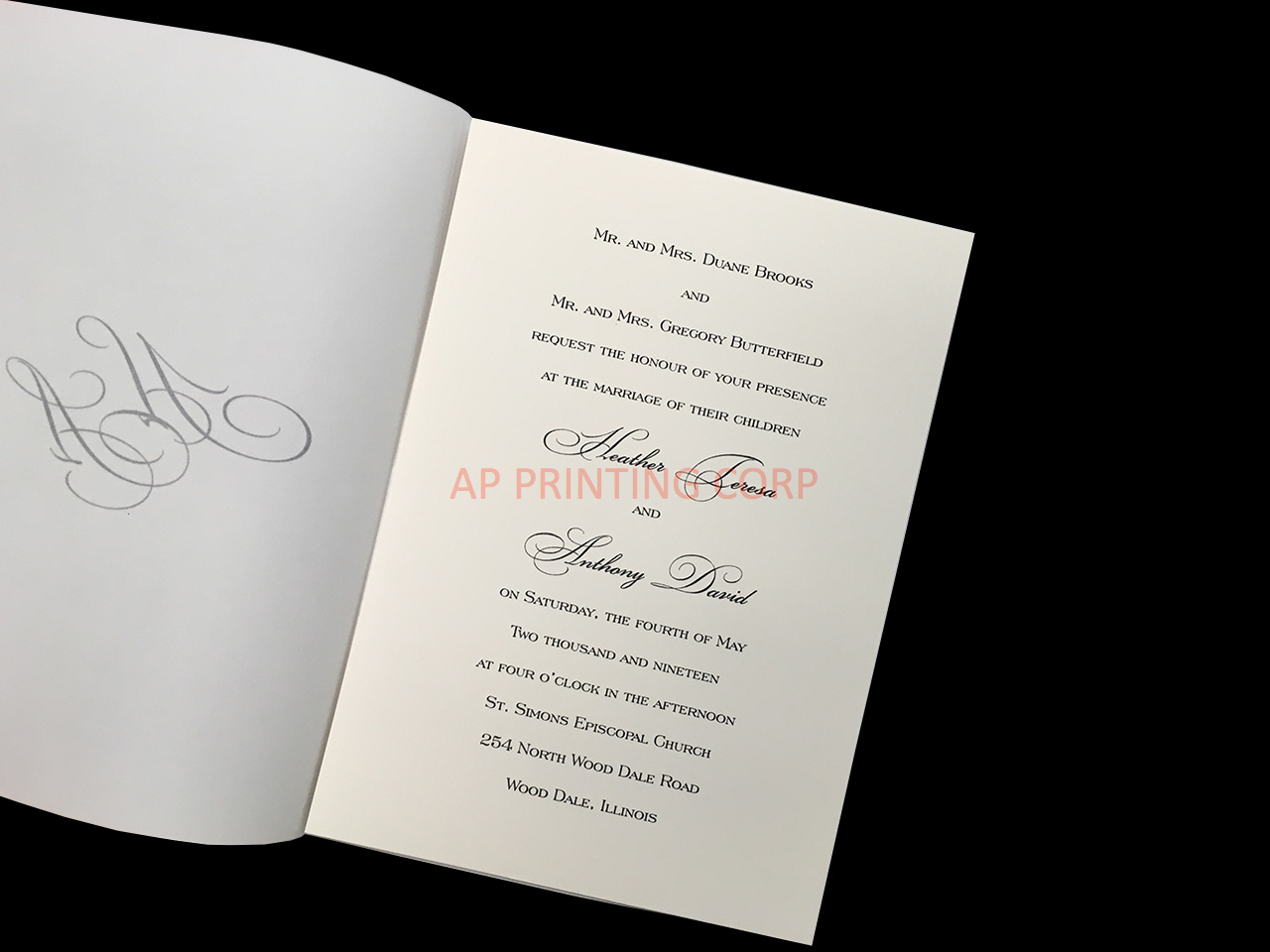 Lovely Sophisticate [CC-20] Pocket & Folder Invitation