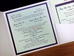 PAL-66-MMM Quartz, Violette, Serpentine Pocket & Folder Invitation