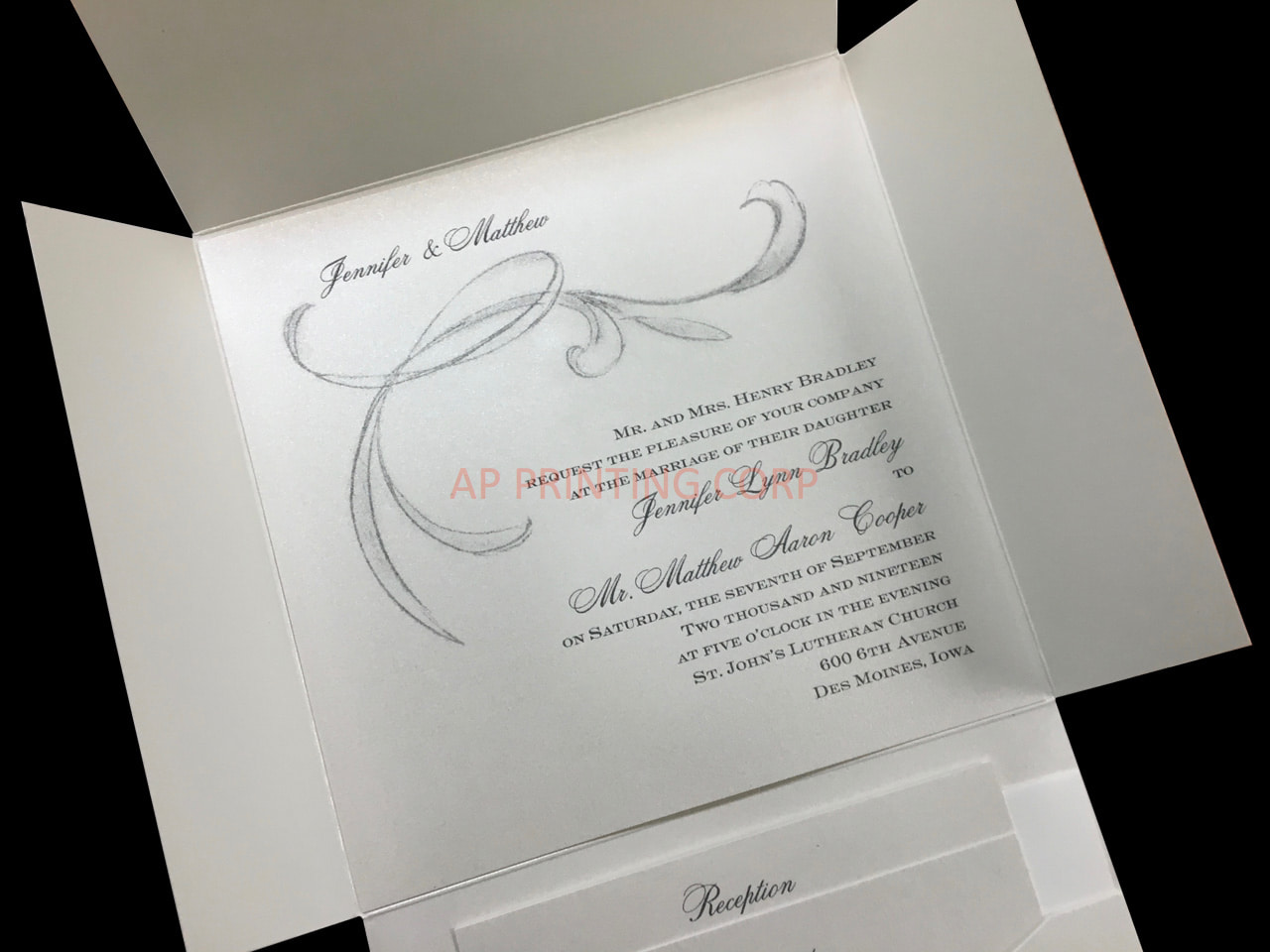 Bright Spirit [CC-70] Pocket & Folder Invitation