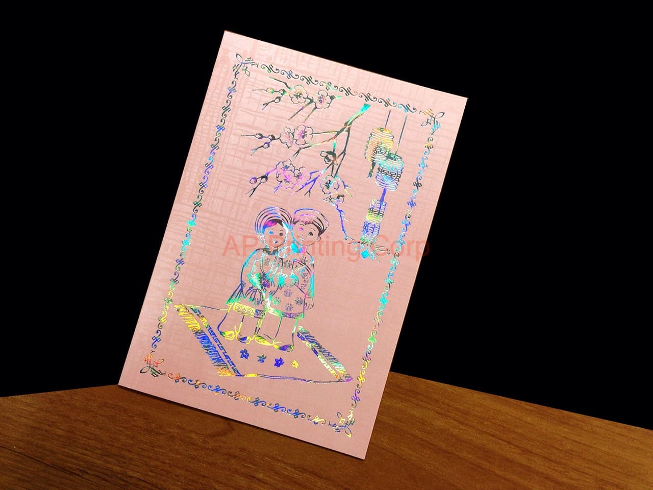 DRCM-HT-RF [V-L-02] Divine Rose Flourish Bride & Groom Wedding Invitation