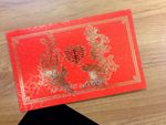 RP1-DC-V [V-L-01] Serene Power Dragon & Phoenix Wedding Invitation