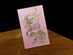 RP2-HTD-V [V-L-01] Moonlit Dragon & Phoenix Dance Wedding Invitation