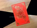 RP3-DC-V [V-L-01] Elegant Legends Dragon & Phoenix Wedding Invitation
