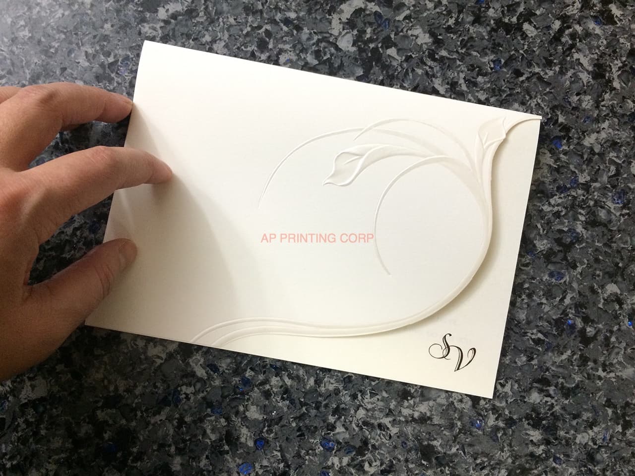 ART-84044 [I-11] Flowers Wedding Invitation