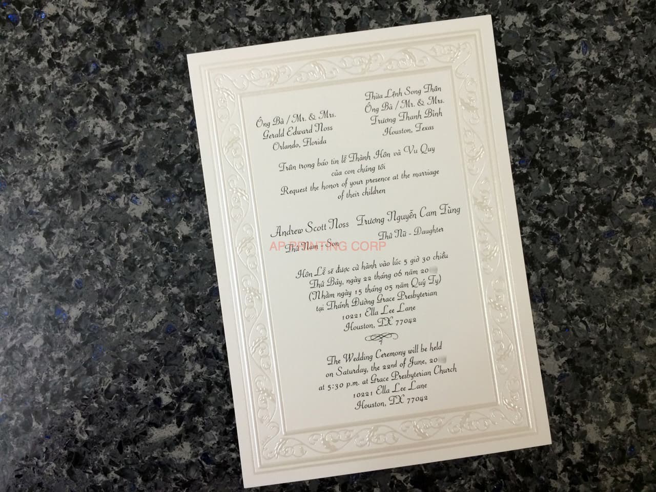 K9152 [I-11] Harmony in Bloom Flowers Wedding Invitation