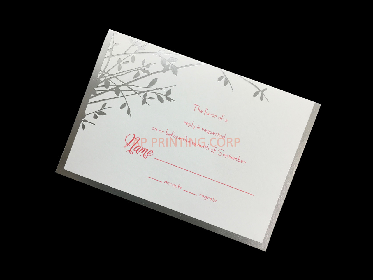 [CC-25] Naturally Sweet Flowers Wedding Invitation