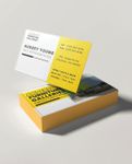 Painted Edge Business Cards
