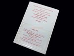 K7017 [I-10] Bilingual Wedding Invitation