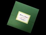 PSQ-77-MMM-2WL Botanic, Lime, Poison Ivory Pocket & Folder Invitation