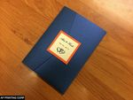 PAL-57-MMM Sapphire, Mandarin, White Gold Pocket & Folder Invitation