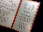 CTF-58-MMM Azalea, Gold, Quartz Pocket & Folder Invitation