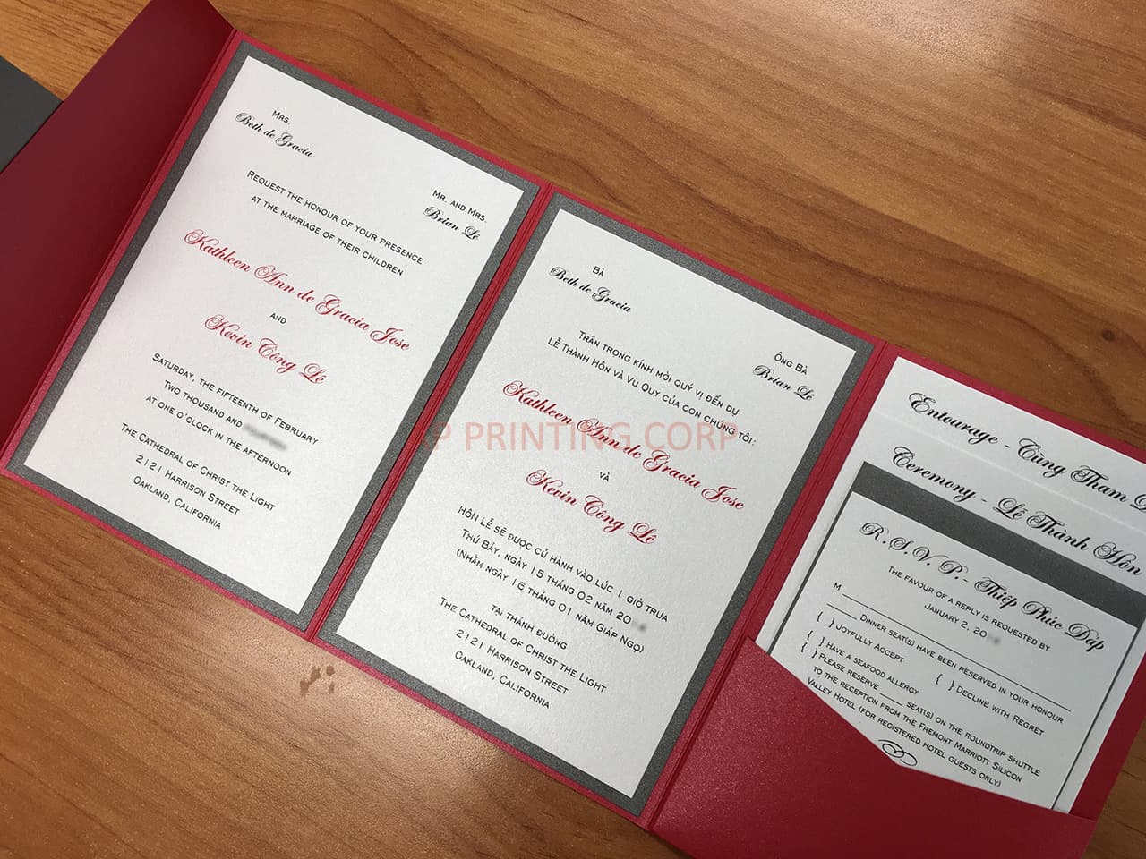 PAL-BL-57-MMM Jupiter, Ionised, Crystal Pocket & Folder Invitation