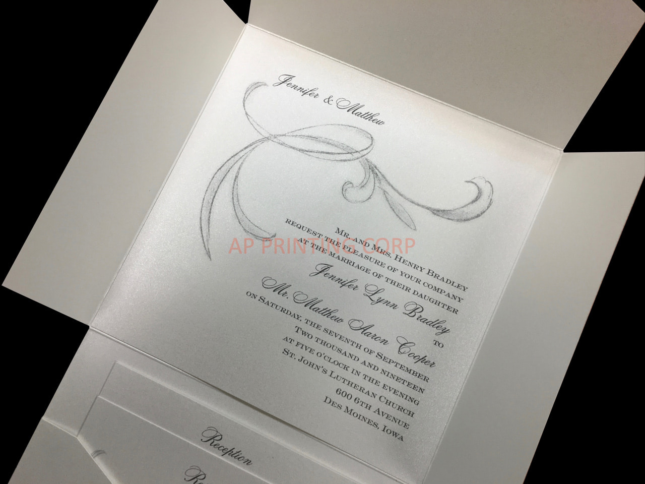 Bright Spirit [CC-70] Pocket & Folder Invitation