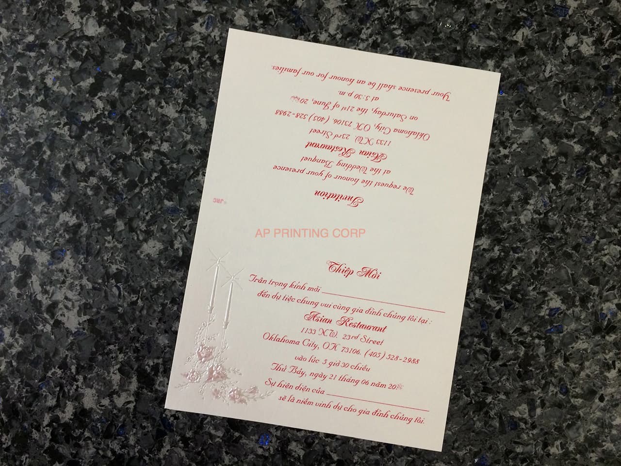 K441 [I-10] Timeless Romance Birds & Doves Wedding Invitation