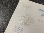 K975 [I-11] Enchanted Melody Birds & Doves Wedding Invitation
