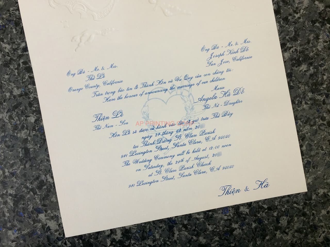 K9409 [I-10] Chic Serenade Birds & Doves Wedding Invitation